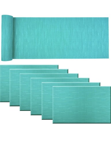 Set pck pvc placemats - of,