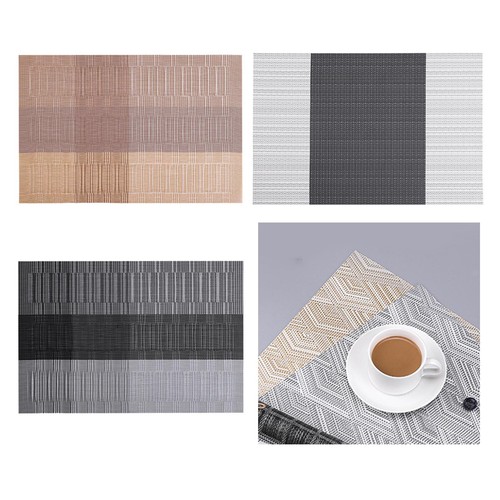 10pcs table placemats pvc - placemats,
