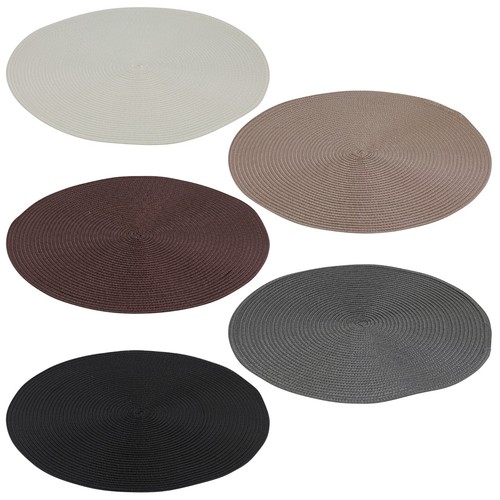 Round woven table - round,
