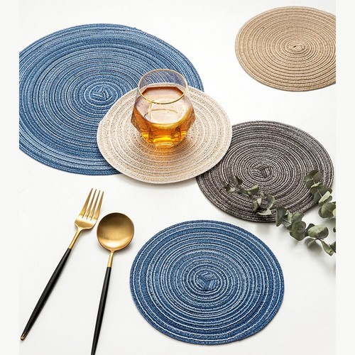 Vibrant colorful placemat set - colorful,