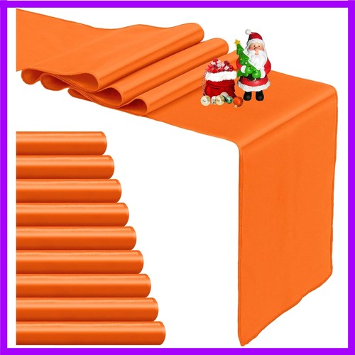 Pack orange satin table - 10-pack,