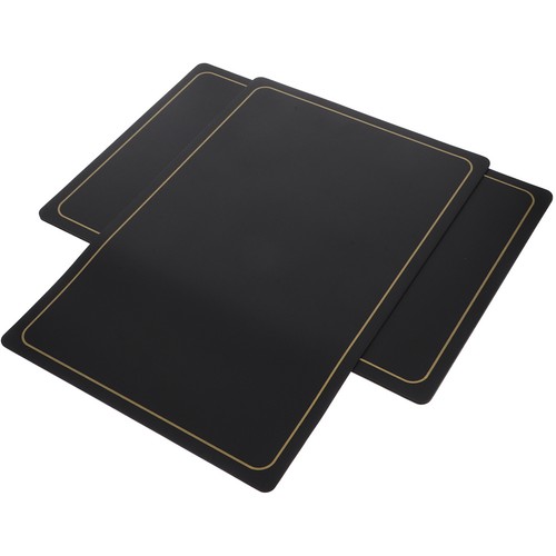 Set reusable black pu - set, 4