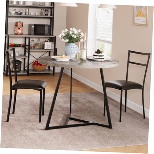 Rustic gray dining table - gray,