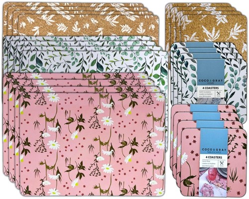Set placemats coasters - of,