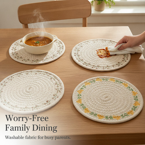 Dining table round - round, reversible