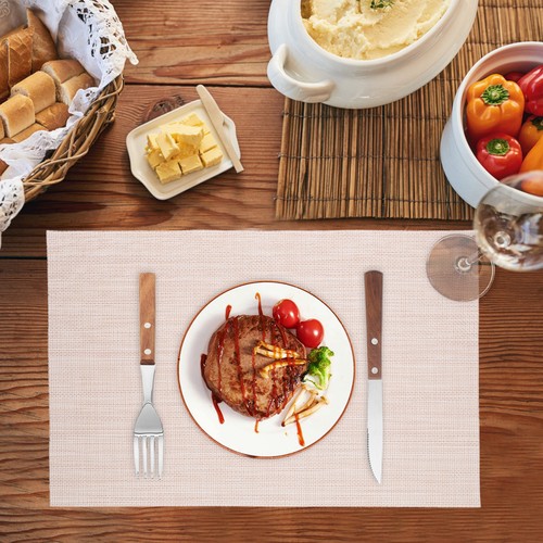 Reusable beige pvc dining - beige,